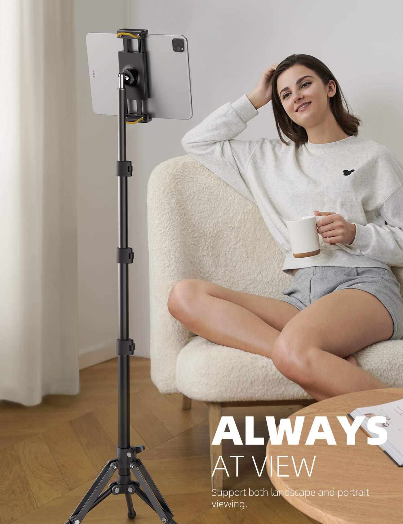 Lamicall Lamicall Tripod Tablet Stand and Wooden Laptop Stand