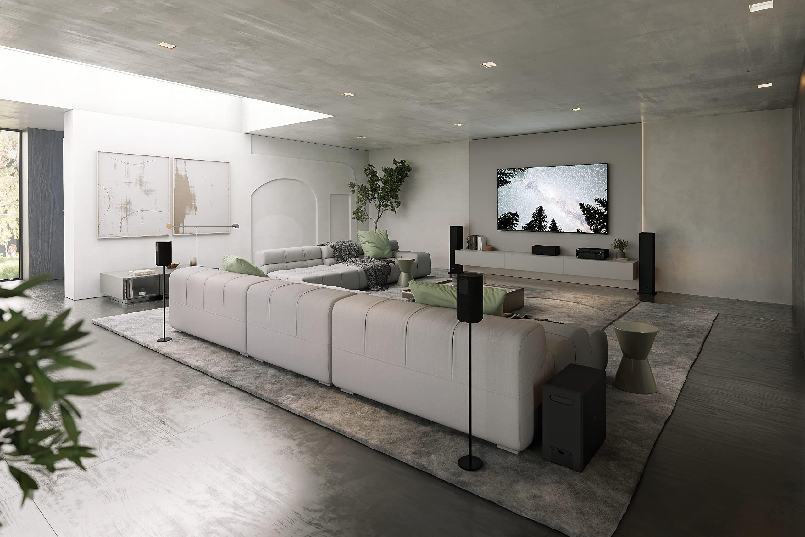 Sony Sony STR-AN1000 7.2 CH 8K A/V Receiver: Dolby Atmos, DTS:X, Bluetooth, WiFi, Google Chromecast, Spotify Connect, Apple AirPlay, HDMI 2.1 and SA-SW5 300W Wireless Subwoofer for HT-A9/A7000/A5000/A3000