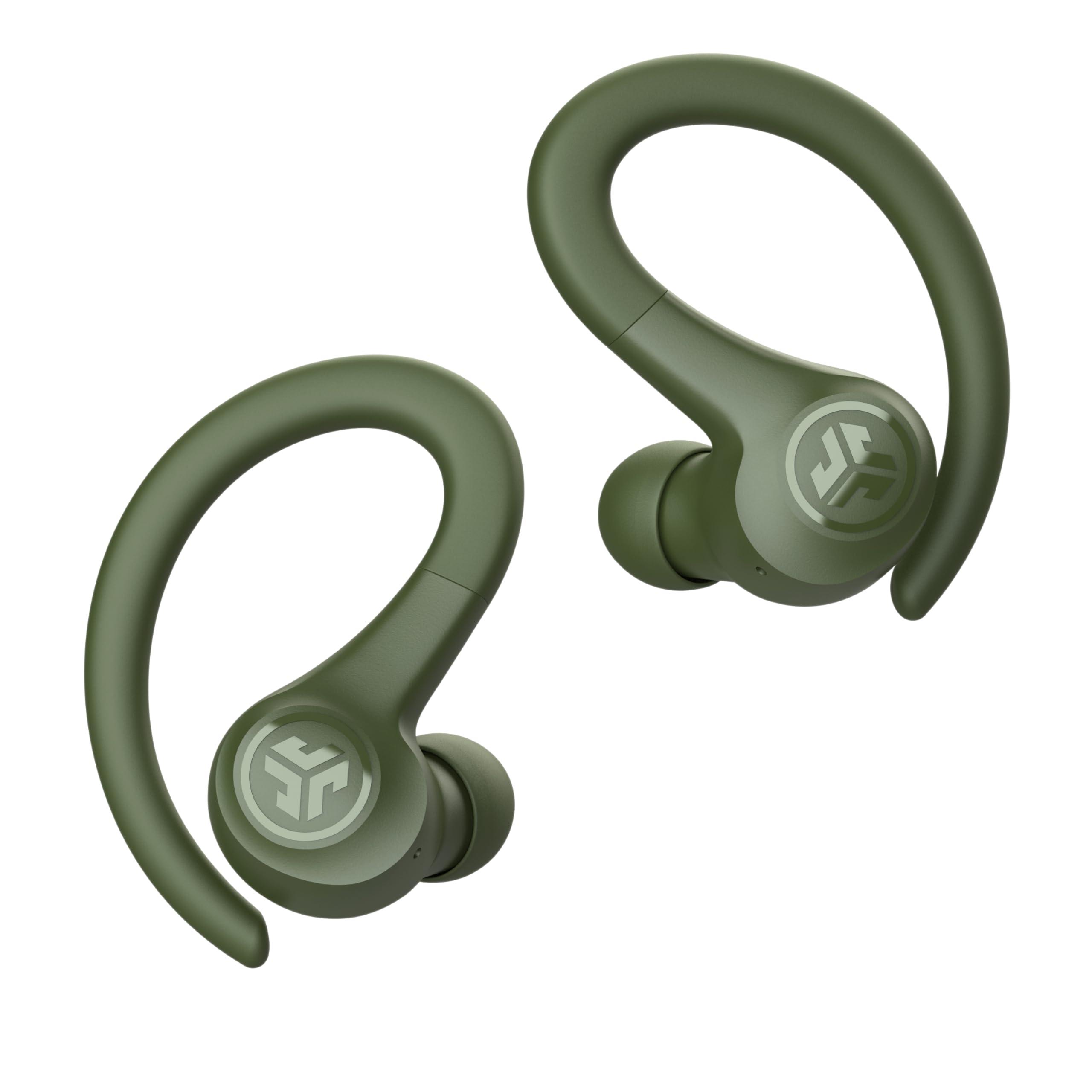 JLab JLab Go Sport+ Wireless Workout Earbuds Featuring C3 Clear Calling, Secure Earhook Sport Design, 35+ Hour Bluetooth Playtime, and 3 EQ Sound Settings (Green)