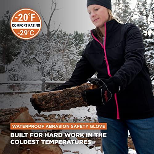 RefrigiWear RefrigiWear Waterproof Fiberfill Insulated Tricot Lined High Dexterity Work Gloves (Black, Small)