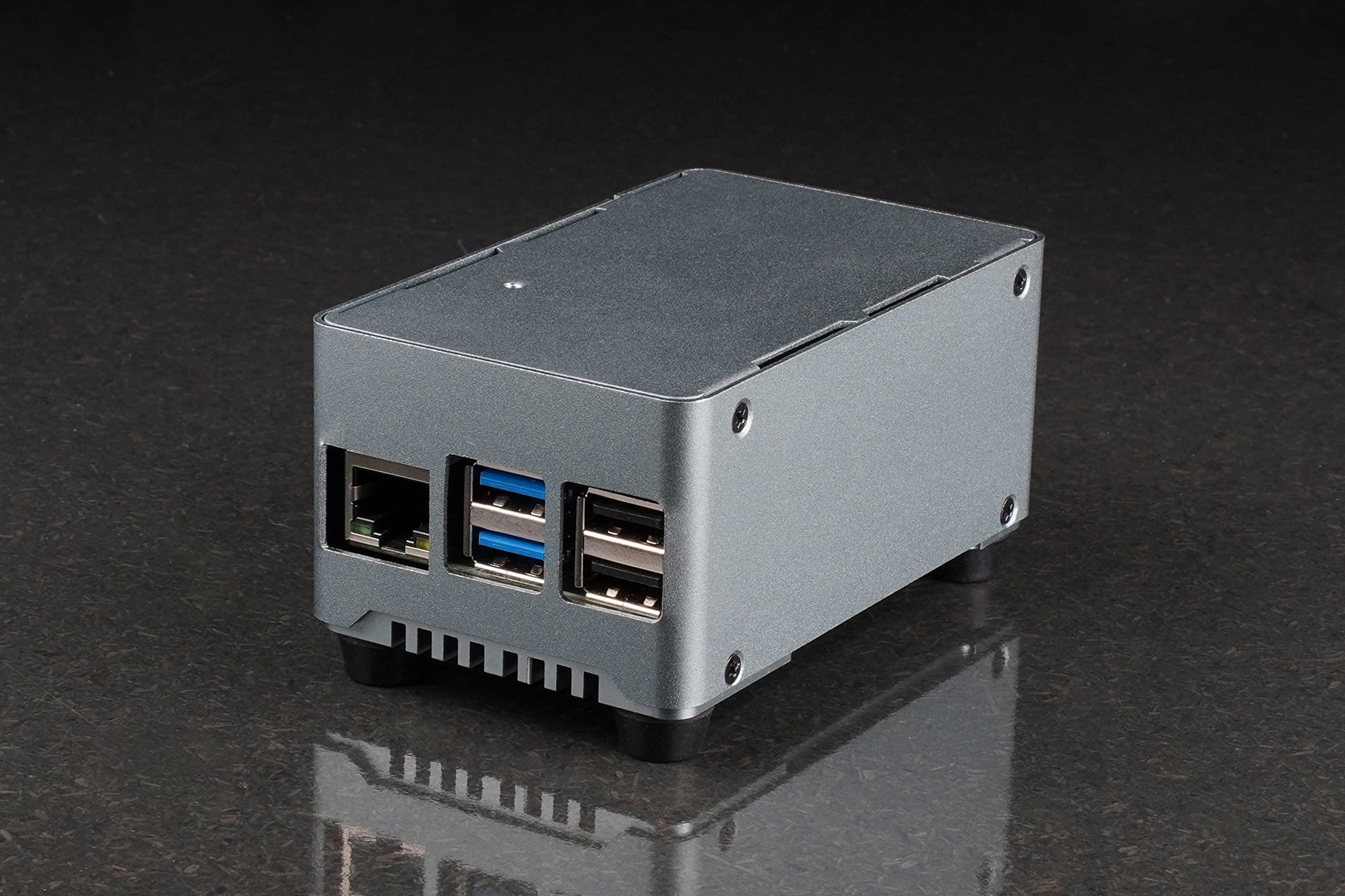 KKSB Cases KKSB Rock 4 SE Case | Sandblasted Aluminium | Built-in Heatsink | Space for SSD or Hats