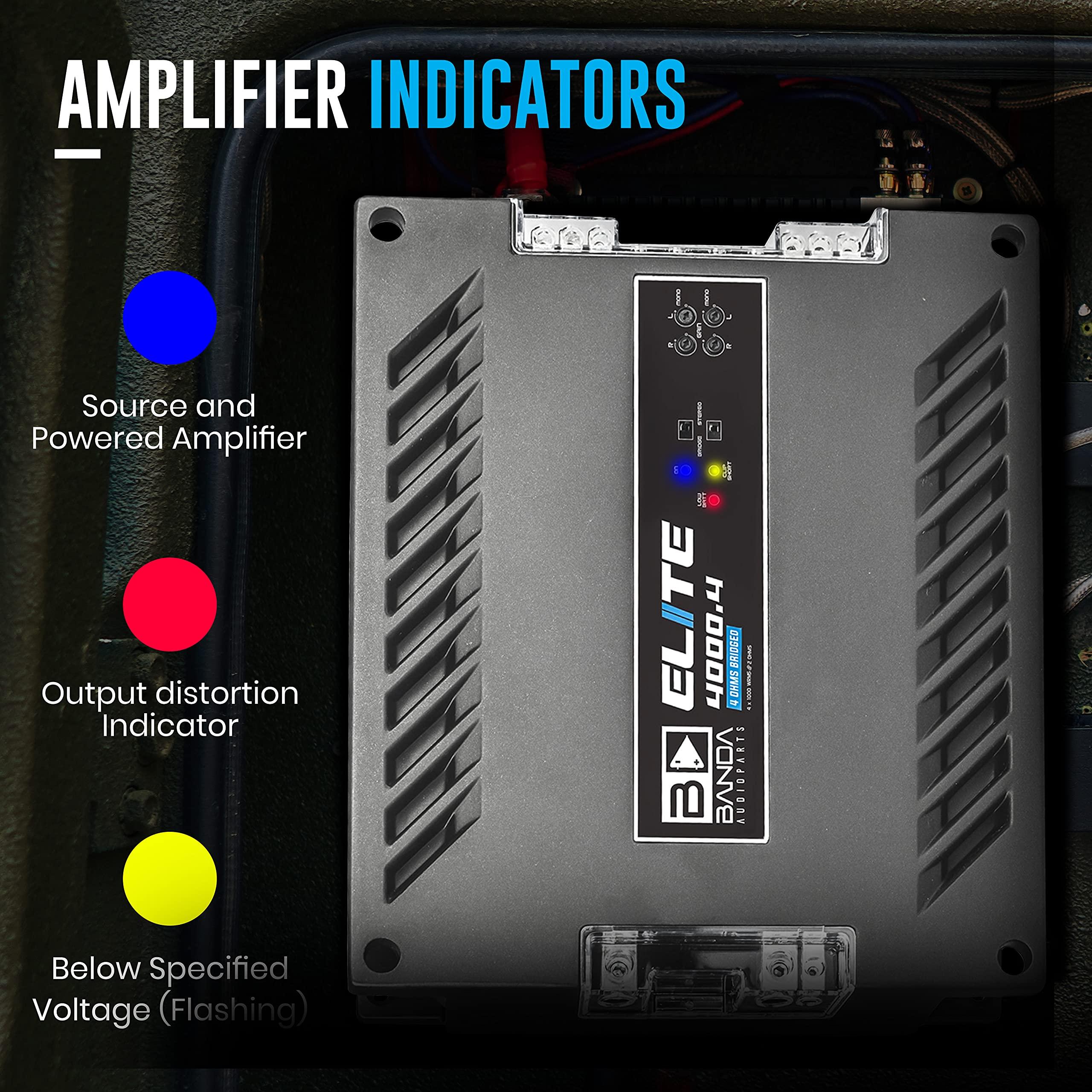 Banda Audioparts Banda Elite 4 CH 2 OHM 4000W (4000.4)