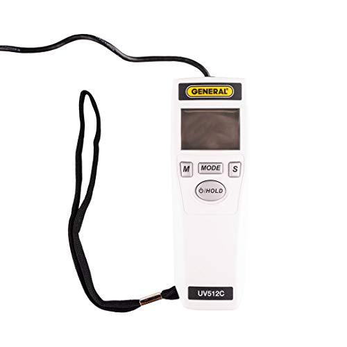 General Tools General Tools UV512C Digital Ultraviolet UVC Light Meter, 220 to 270 nM