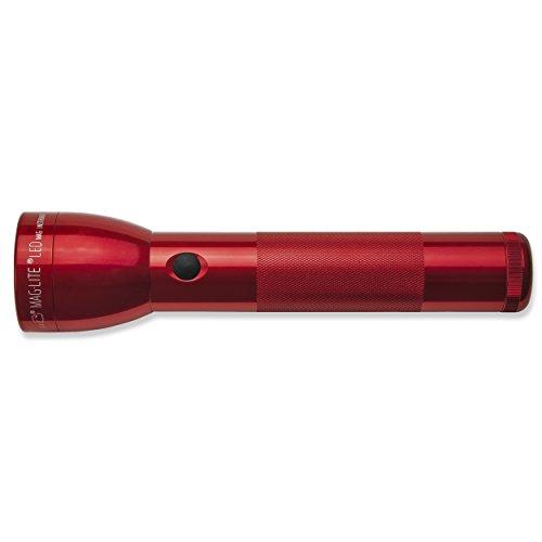 MagLite Maglite ML300L LED 2-Cell D Flashlight, Red