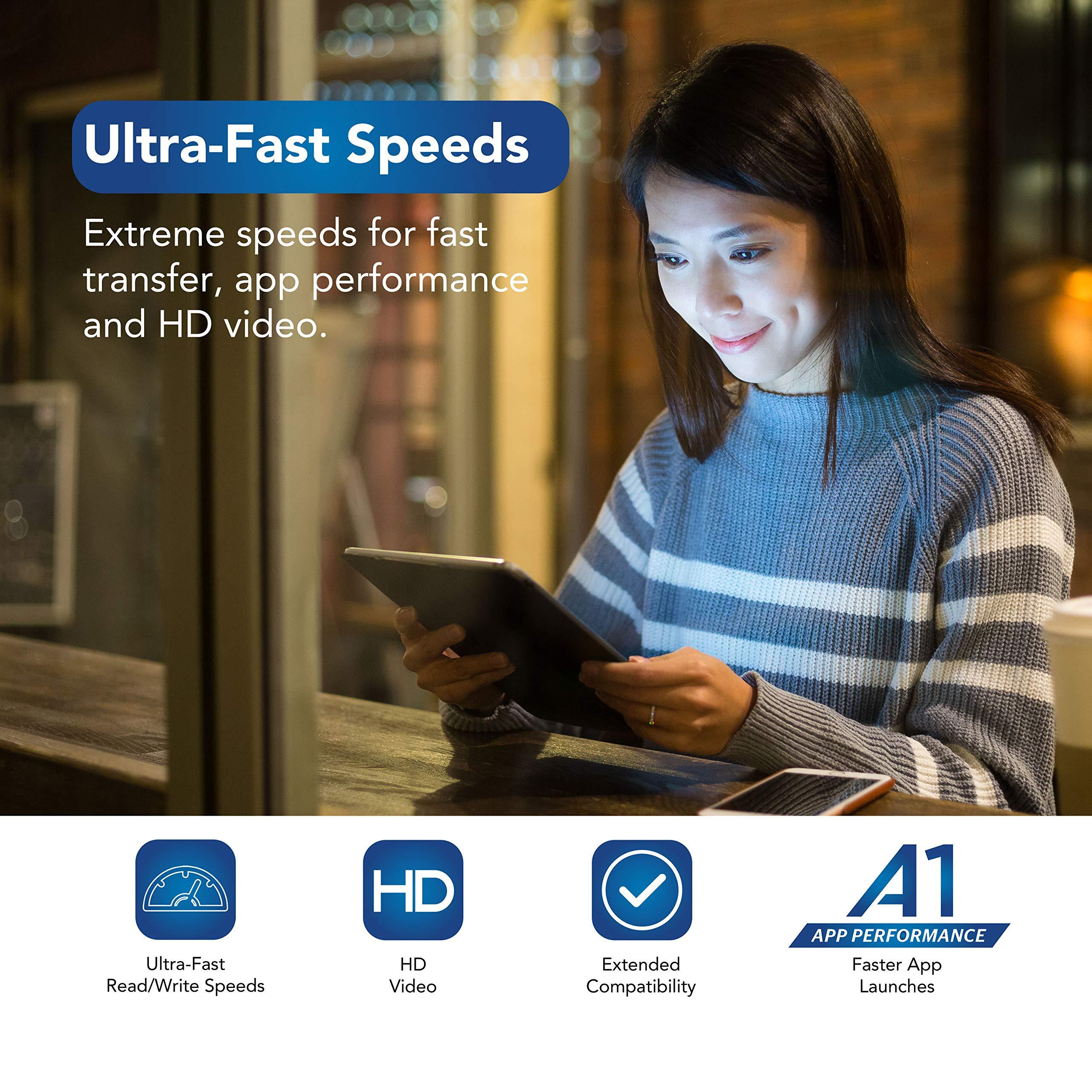 HYUNDAI Hyundai - 32GB Micro SD Card - Fast, High Speed for - Nintendo Switch - Phone - Tablets - Laptop - Camera and More - UHS-1, 95MB/s, U3, 4K, Ultra HD, A1, V30 (MicroSDXC) - SDC32GU3