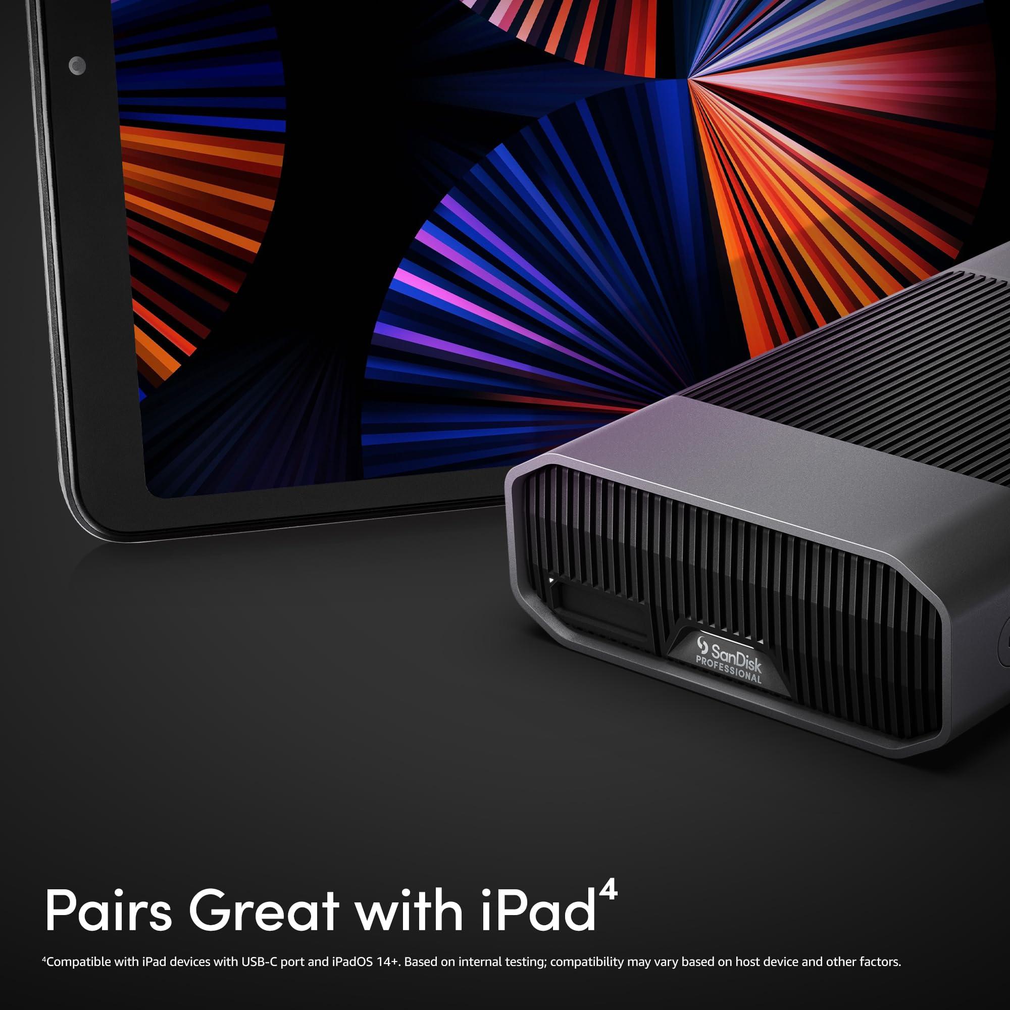 SanDisk Professional SanDisk Professional 6TB G-Drive Project - External HDD, Thunderbolt 3, USB (10Gbps), 7200RPM Ultrastar Hard Drive, Up to 250MB/s Read - SDPHG1H-006T-NBAAD