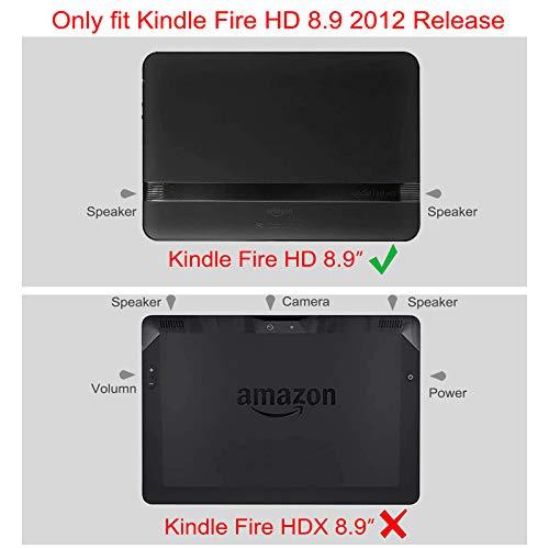 Fintie Fintie Folio Case for Kindle Fire HD 8.9\" - Slim Fit Leather Case with Auto Sleep/Wake for Amazon Kindle Fire HD 8.9 (Will not fit HDX Models) - Shades of Blue