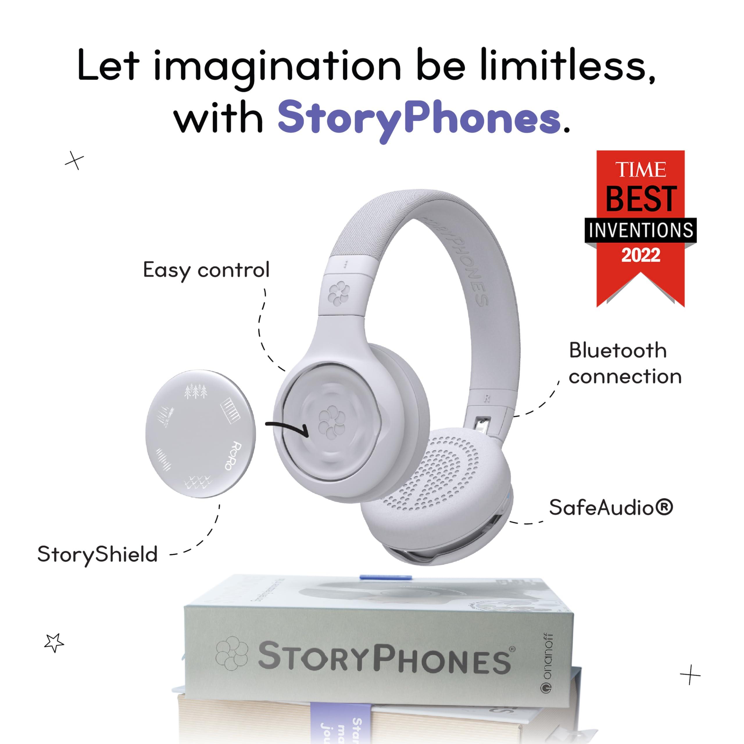 STORYPHONES STORYPHONES Kids Bluetooth Headphones (Grey, Headphones)