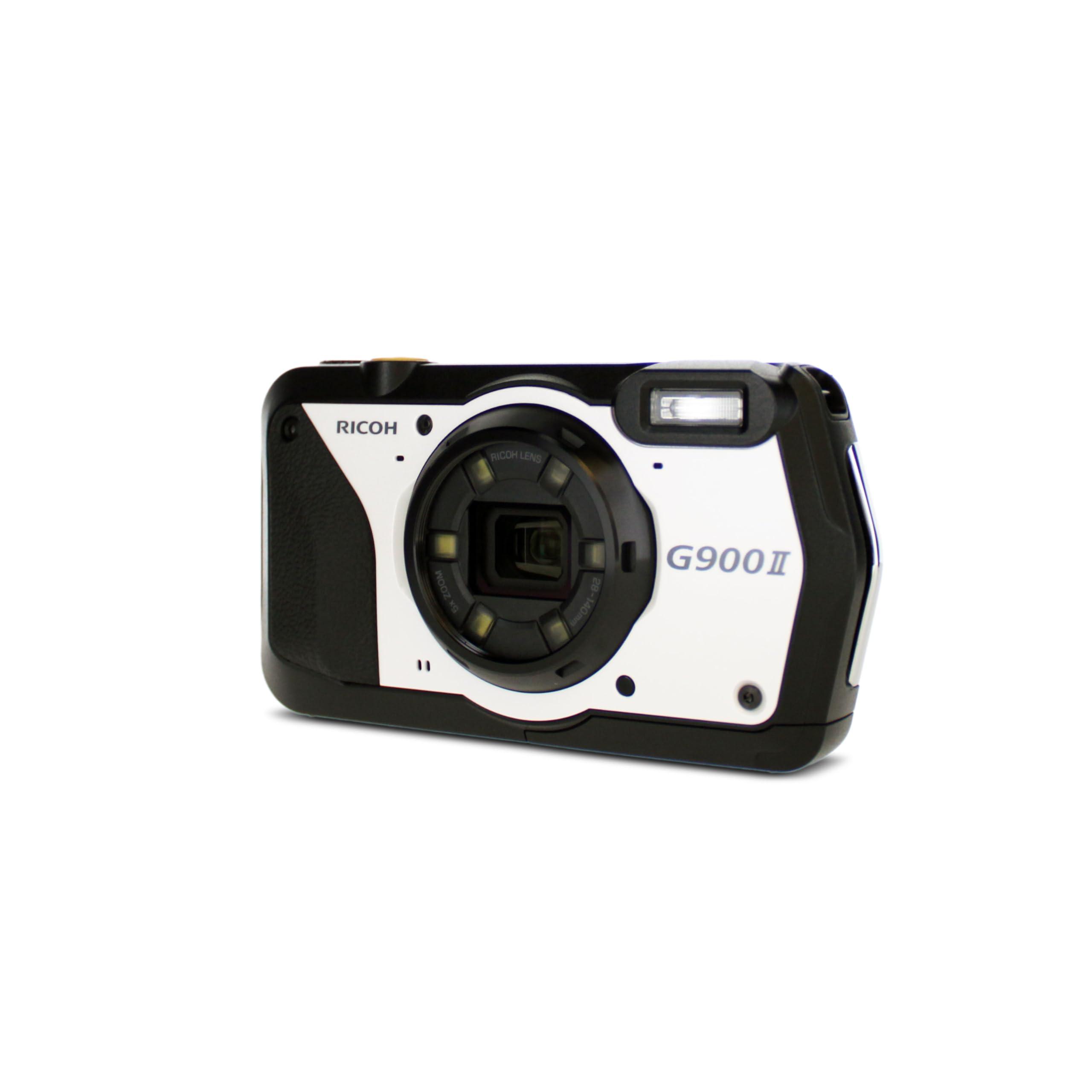 RICOH Ricoh G900 II Digital Camera (01472) Bundle Including: Rechargeable Battery, Battery Charger, 64 GB Memory Card, Card Reader, Card Wallet, Tripod, and More Accessories