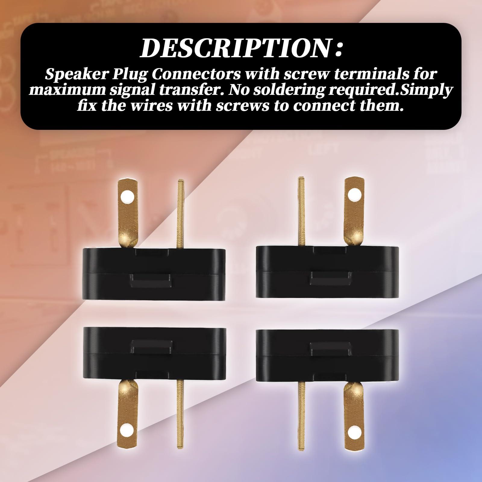 XYgdhqpt XYgdhqpt for Pioneer Speaker Plug Connectors SX-525 SX-626 SX-727 SX-828 SX-990 SX-1000 (4)