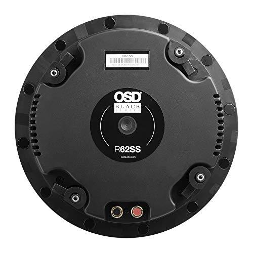 OSD Black OSD Black 6.5" Super Shallow Mount Weather-Resistant in-Ceiling Speaker Pair - BK-R62SS