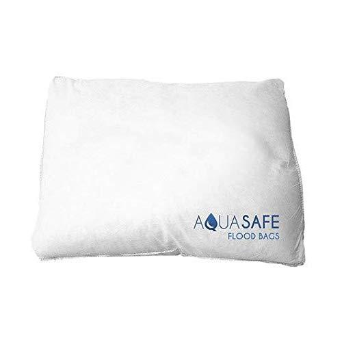 AQUASAFE AquaSafe Flood Bags, Water Absorbent Flood Barrier and Super Absorbent Pad, 16" x 22", Pack of 5