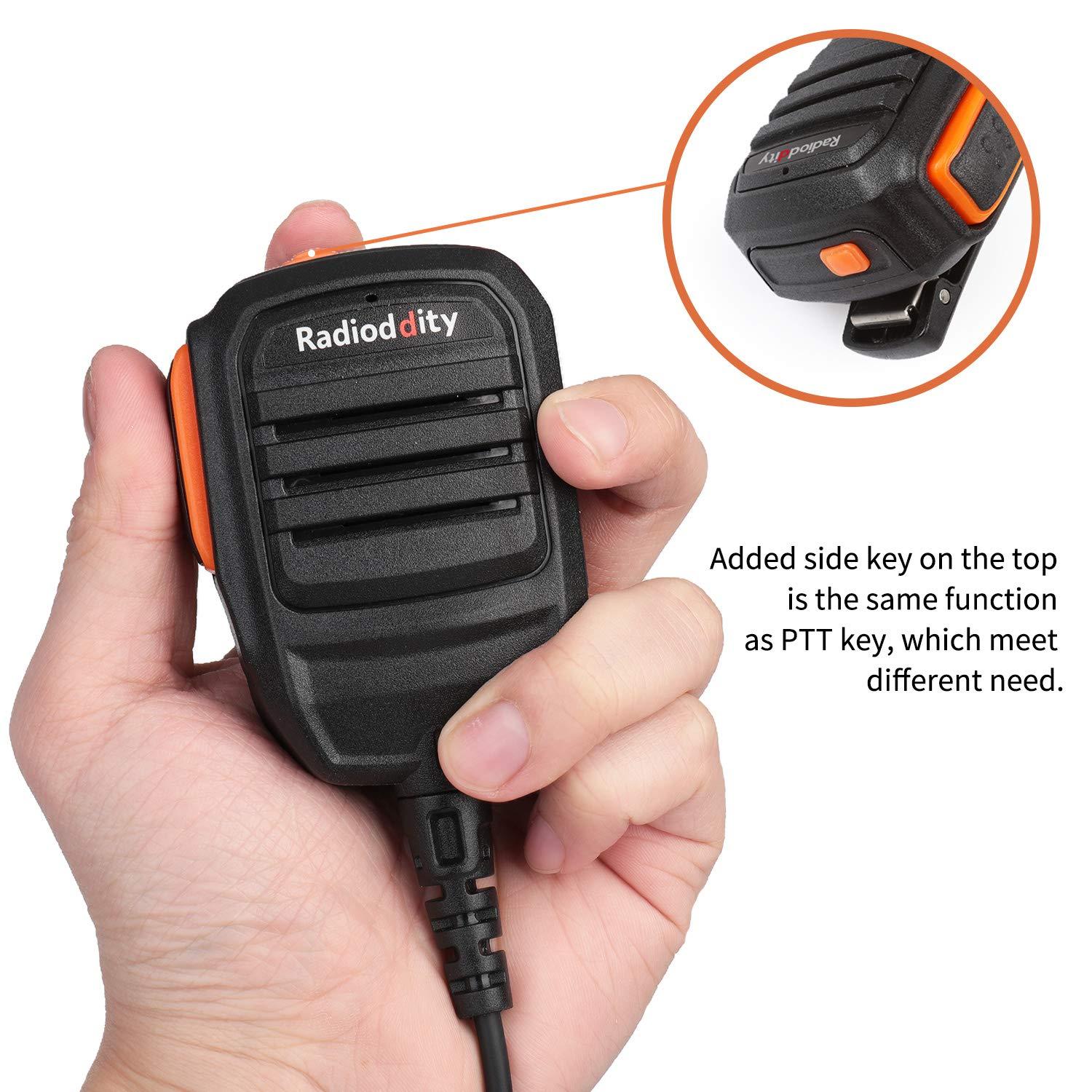 Radioddity Radioddity GM-30 Plus GMRS Handheld Radio + Radioddity RS22 Remote Speaker Mic with Clear Sound + Radioddity PC002 USB Programming Cable CH340C Chip