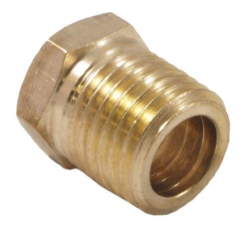 Forney Forney 75534 Brass Fitting, Bushing, 1/8-Inch Female NPT to 1/4-Inch Male NPT