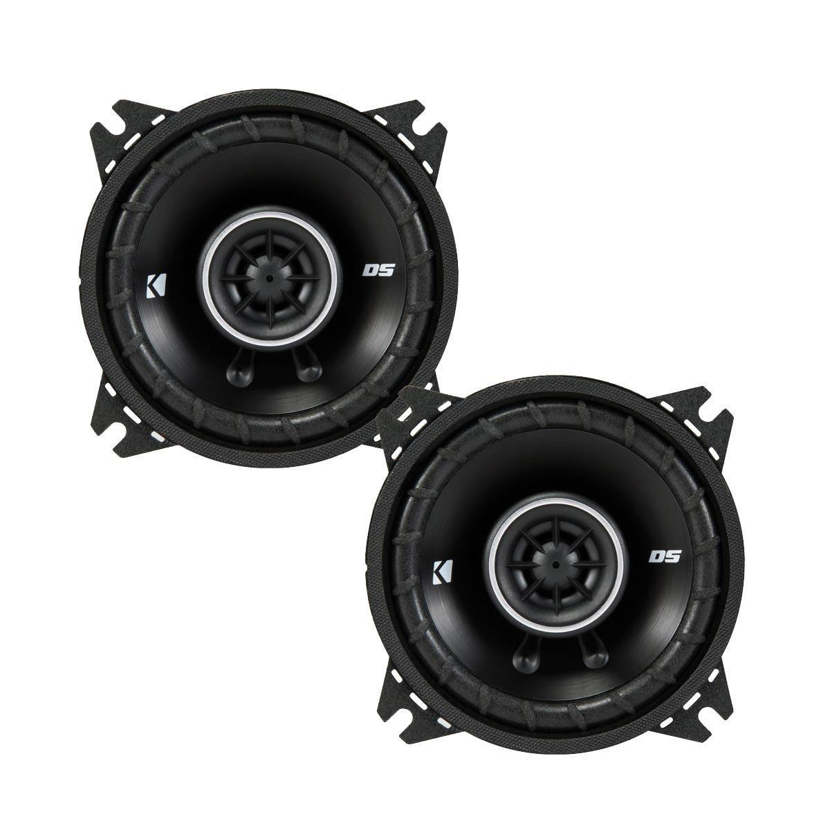 KICKER Kicker DSC650 6.5-Inch (160-165mm) Coaxial Speakers w/ 43DSC404 4\" Coaxial Bundle