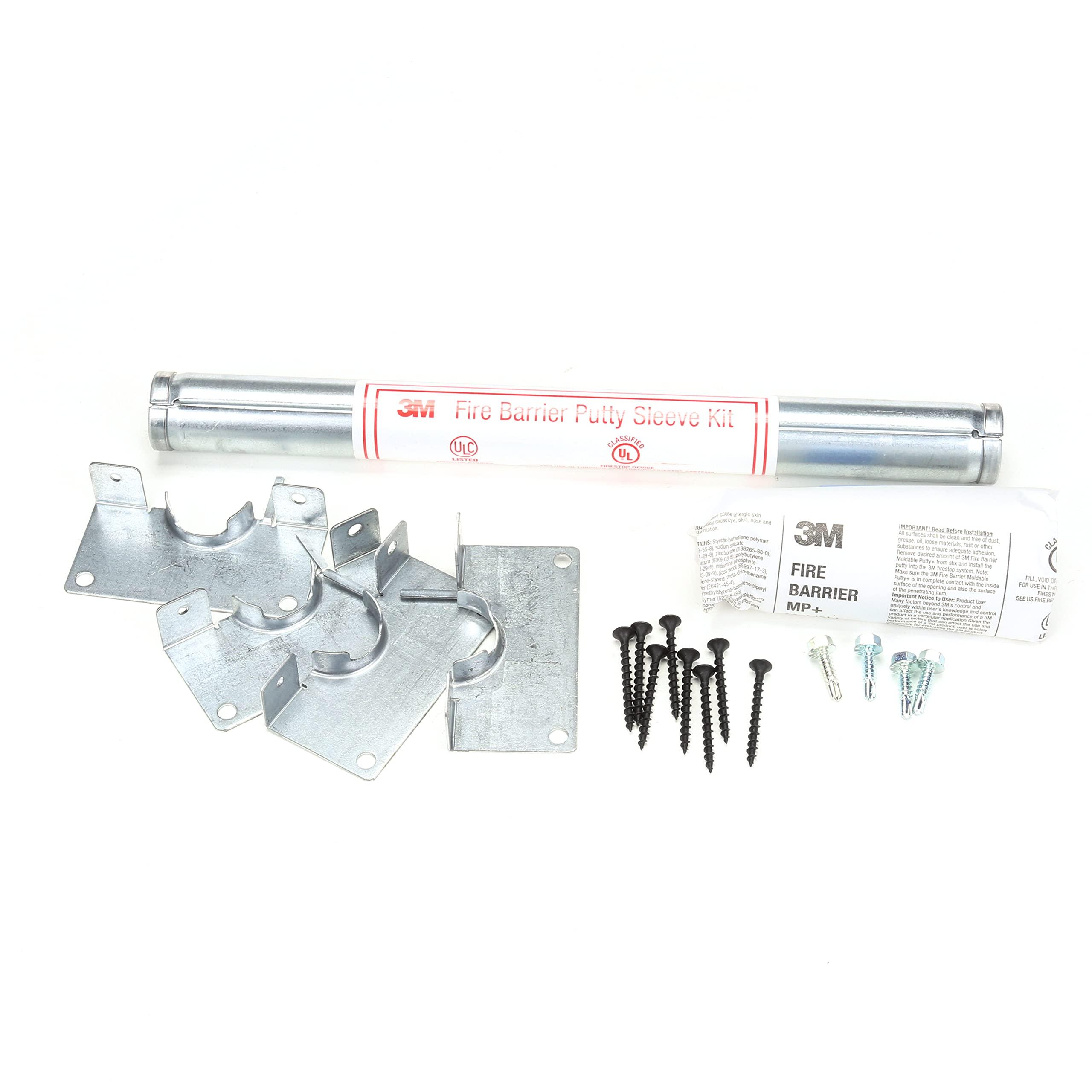 3M 3M Fire Barrier Putty Sleeve Kit DT 100, 1 in Round, 1/case