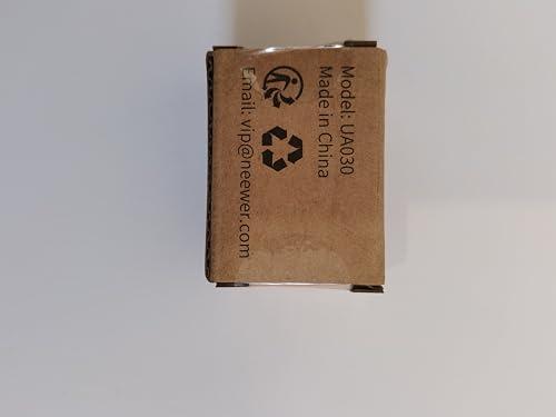 Neewer NEEWER 2PCS Cold Shoe Mount Adapter Compatible with DJI Hollyland Rode Wireless Lavalier Microphone Receiver, Anti Drop Mic Accessories with Retractable Pins, Metal Camera Cage Mount Adapter, UA030