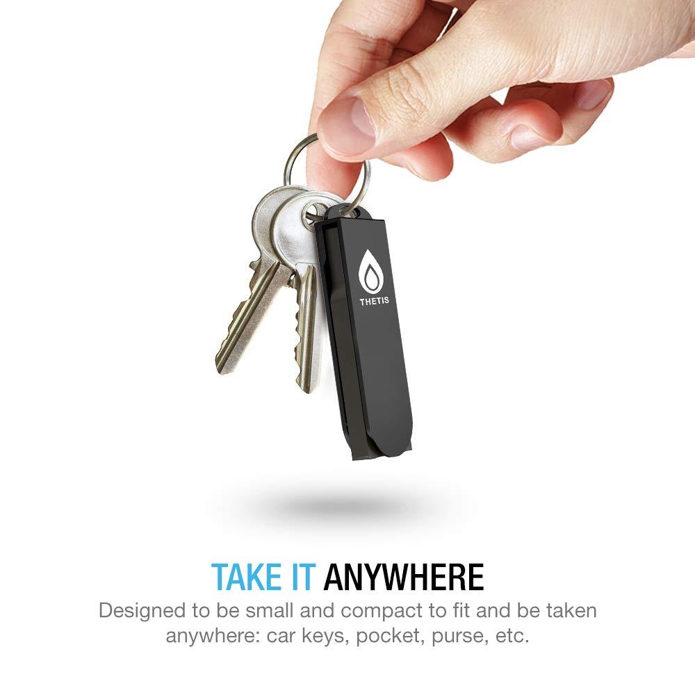 Thetis Thetis FIDO2 Security Key Fingerprint USB A, Two Factor Authenticator, Multi-Layered Protection HOTP / U2F Compatible Windows, MacOS, Gmail, Linux for Office Business - Black