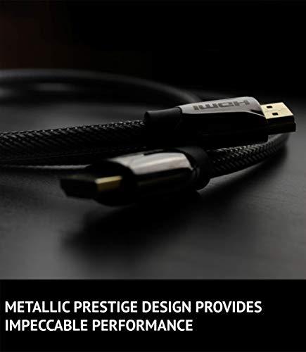 JAVEX JAVEX Pure Copper HDMI Cable, Metal Connector, Nylon Braided Protection, 4K@60Hz 18Gpbs, 3M(10FT)