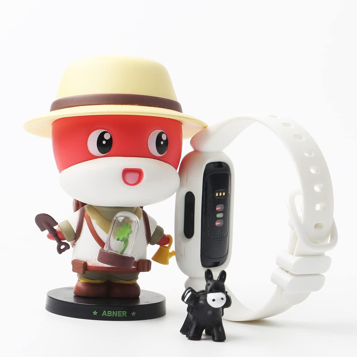 honecumi Ace 3 Bands Compatible with Fitbit Ace 3 Band Straps Skin-Friendly Colorful Ace 3 Watchband Strap Wristband Bracelet Replacement Accessories, Black Band+White Band+ Nay Blue Band Ace 3