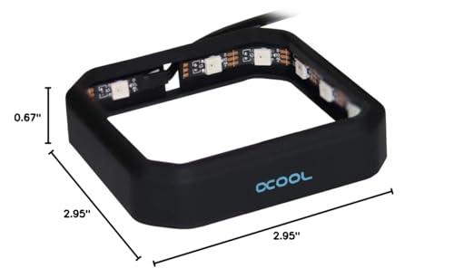 Alphacool Alphacool Aurora XPX Digital RGB Frame - Black (12942)
