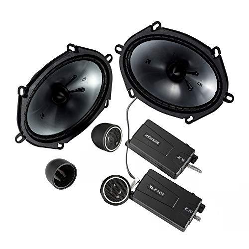 KICKER KICKER 46CSS684 - Two Pairs of CS-Series CSS68 6x8-Inch Component System with .75-inch tweeters, 4-Ohm (2 Pairs)