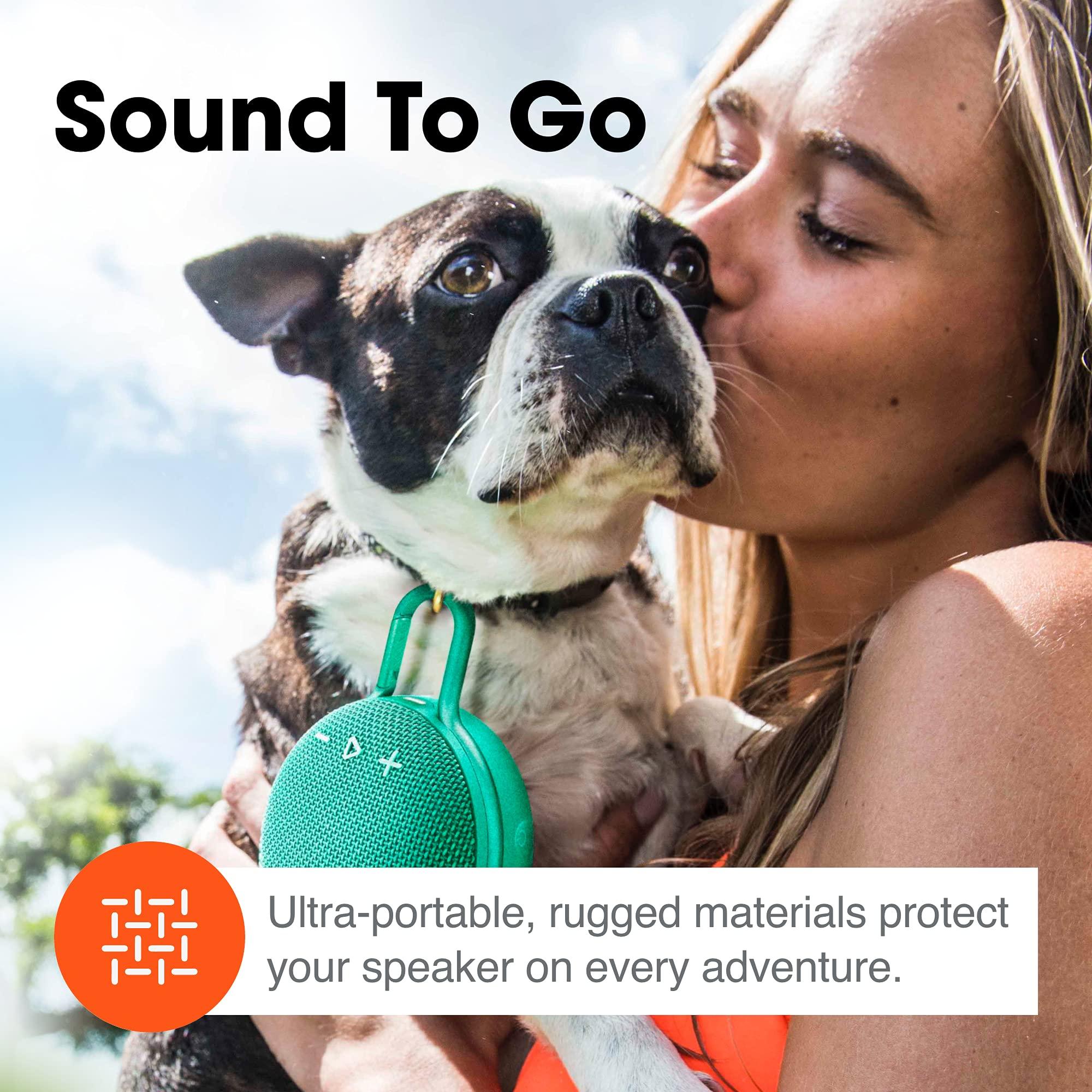 JBL JBL Clip 3, Gray - Waterproof, Durable & Portable Bluetooth Speaker - Up to 10 Hours of Play - Includes Noise-Cancelling Speakerphone & Wireless Streaming