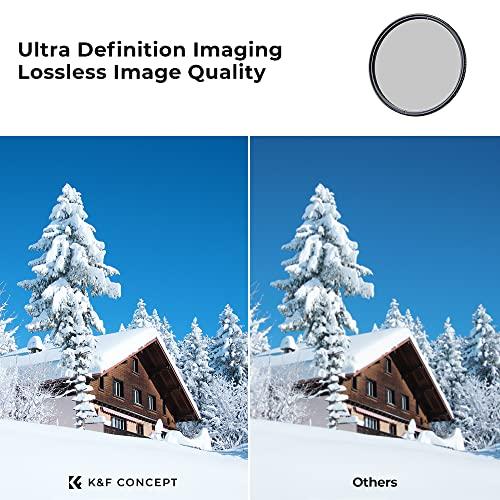 K&F Concept 67mm Circular Polarizers Filter, K&F Concept 67MM Circular Polarizer Filter HD 28 Layer Super Slim Multi-Coated CPL Lens Filter (Nano-X Series)