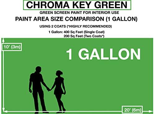 ChromaKey ChromaKey Green Paint 1 Gallon Green Screen Equivalent
