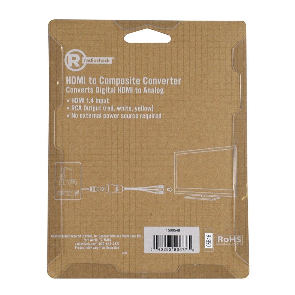 RadioShack RadioShack HDMI-to-Composite Converter