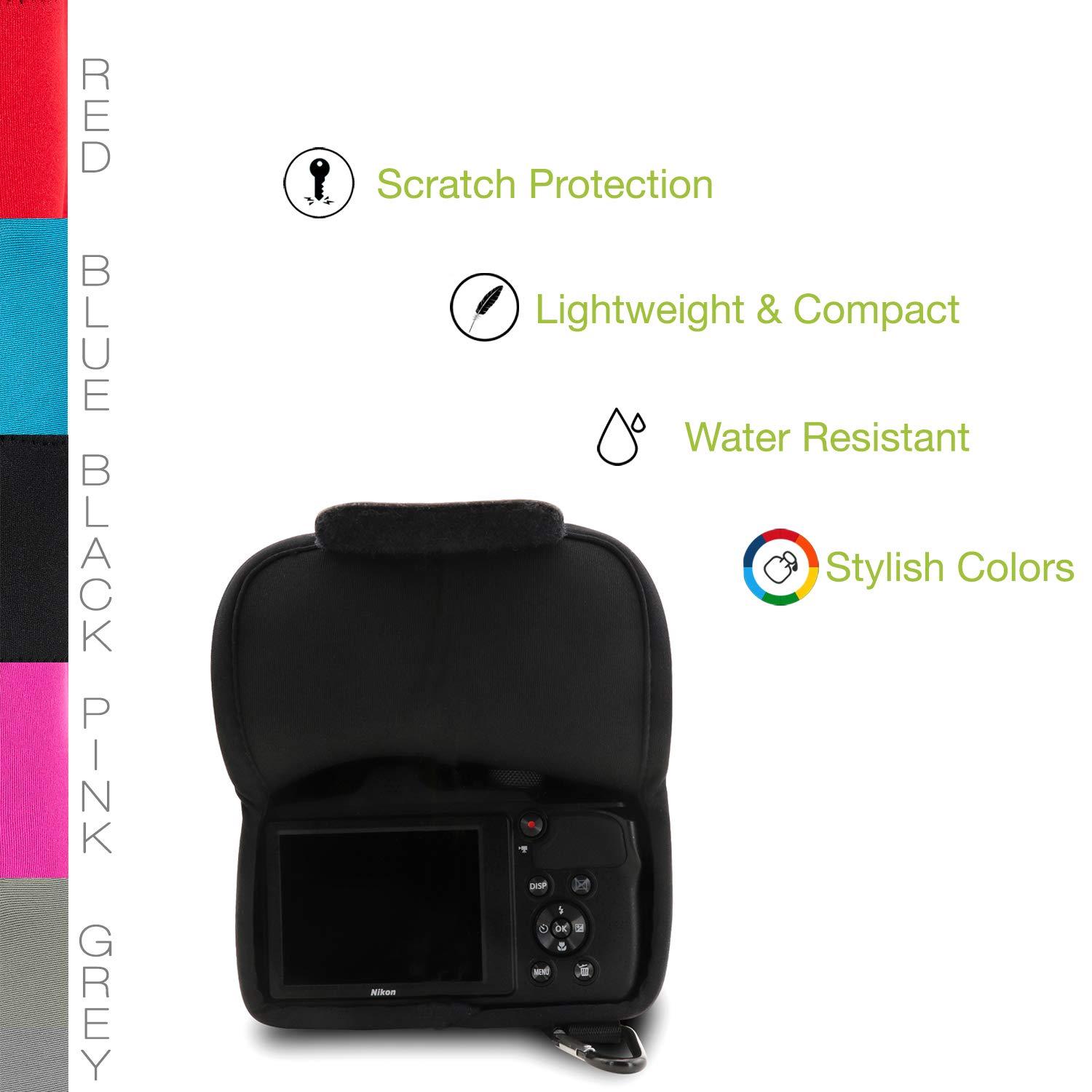 MegaGear MegaGear MG1669 Ultra Light Neoprene Camera Case Compatible with Nikon Coolpix B600 - Black