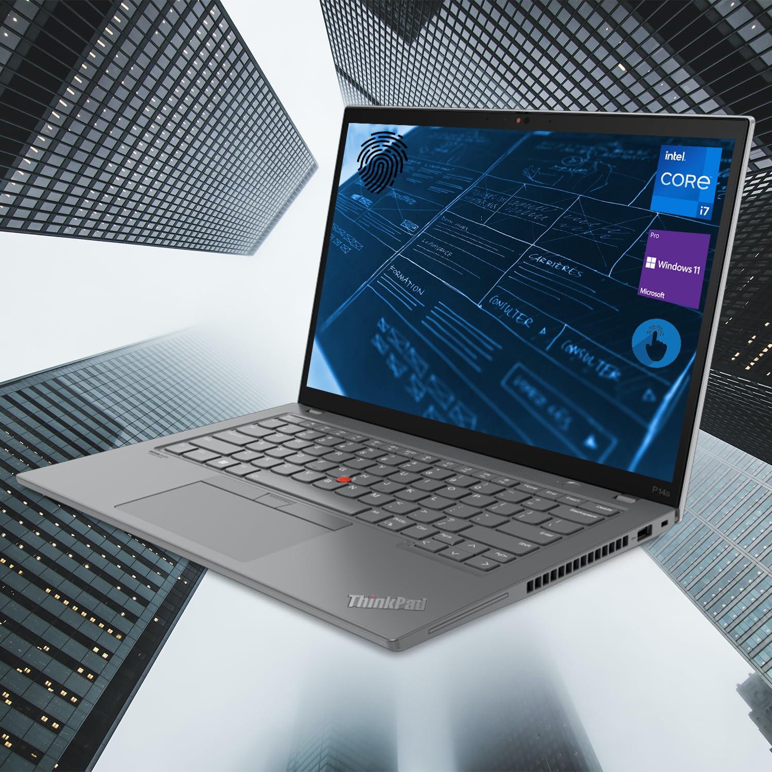 Lenovo LENOVO ThinkPad P14s Gen 3 Mobile Workstation, 14" FHD+ Touchscreen, Intel i7-1260P, 48GB RAM, 2TB SSD, IR Camera, HDMI, Backlit Keyboard, Fingerprint Reader, Wi-Fi 6, Winodws 11 Pro