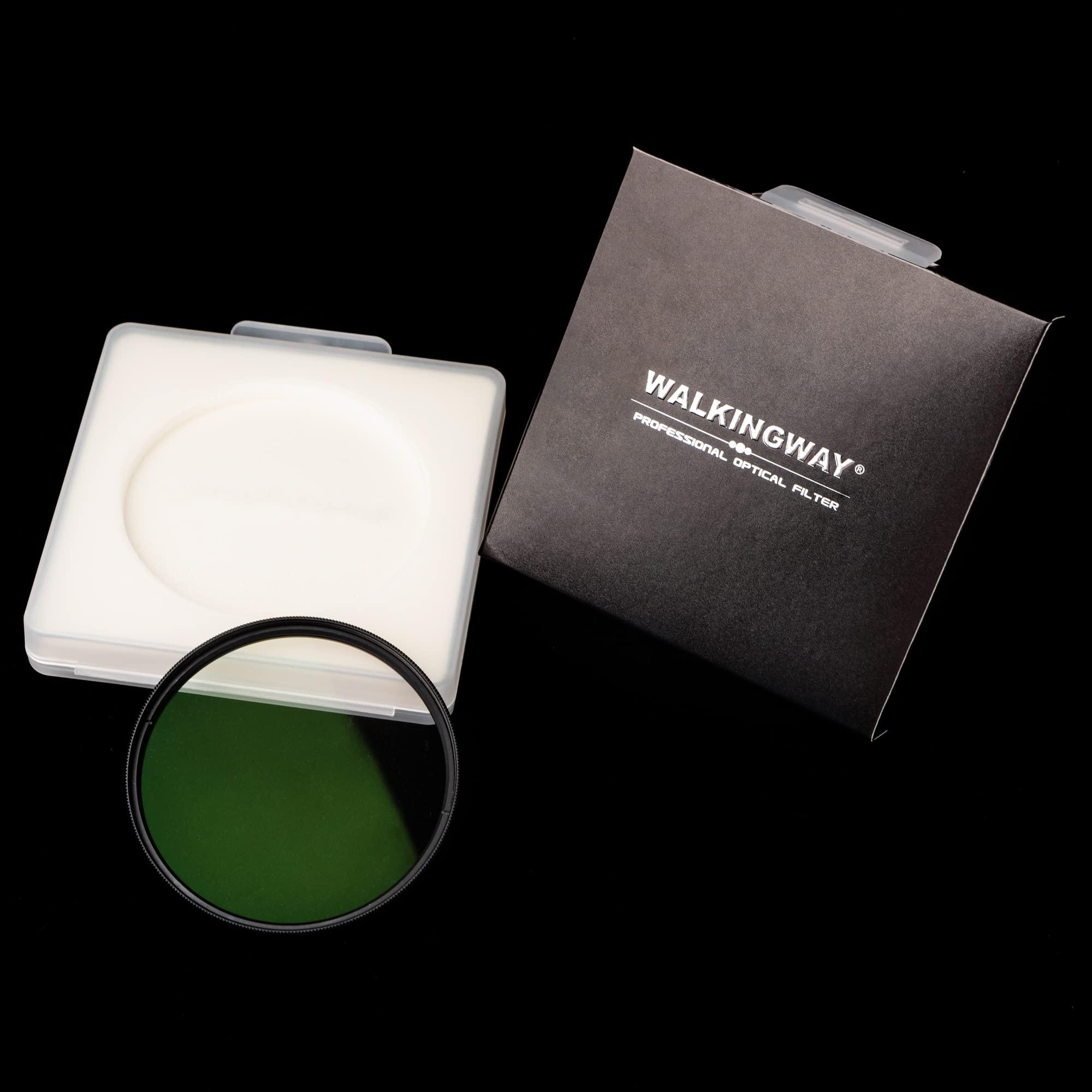 Walking Way WalkingWay 77mm Black Diffusion Filter 1/8 Pro Mist Camera Lens Filter Soft Dreamy Cinematic Effect Hazy Diffuser with Ultra Slim and Optical Glass for Portrait/Vlog/Photography/Video