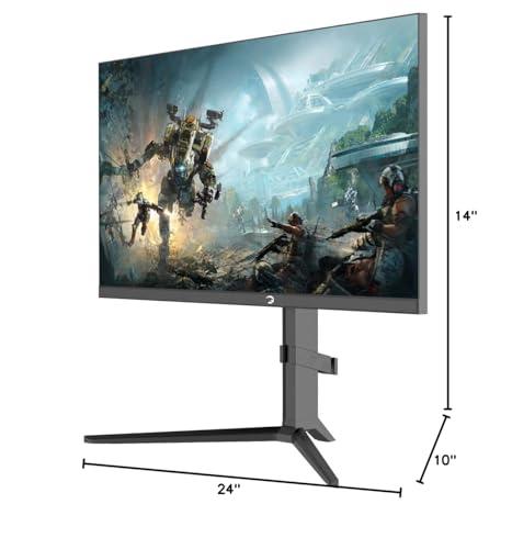 Game Power GAMEPOWER Rapid 27 inch Gaming Monitor 360Hz 1ms, 1080P Flat IPS, HDR10 Height/Tilt/Swivel/Pivot Adjustable RGB Anti-Glare Display, HDMI/DP/USB, FreeSync, G-Sync, 350 cd/m Bright LEDs, Laser Logo