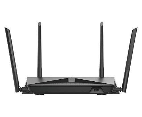 D-Link D-Link EXO AC2600 MU-MIMO 4x4 Wi-Fi Router Gaming and 4K Streaming with 2 USB Ports, Dual Band Wireless Router (DIR-882-US/RE) (Renewed)
