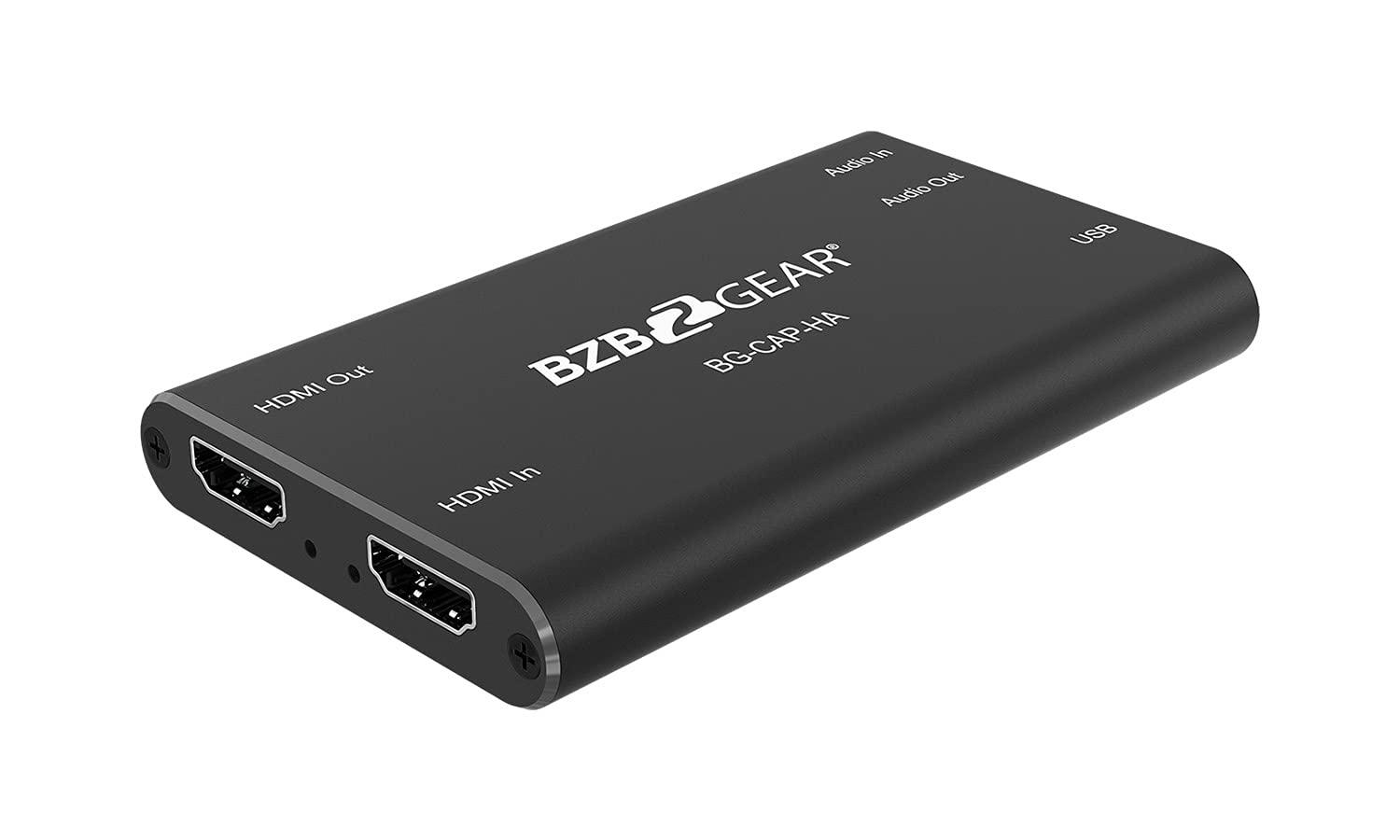 BZB GEAR BZBGEAR USB 3.0 1080P FHD Powered HDMI Capture Card - BG-CAP-HA