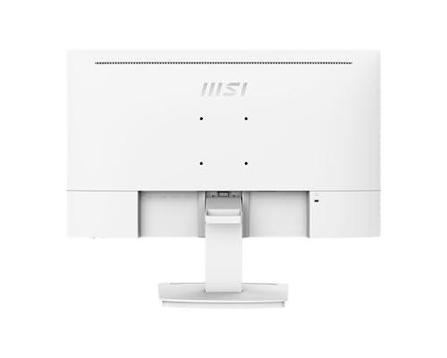 MSI MSI Pro MP243XW, 24\" Monitor IPS FHD (1920 x 1080) Non-Glare with Super Narrow Bezel 100HZ 1ms 16:9 with Tilt Stand, White