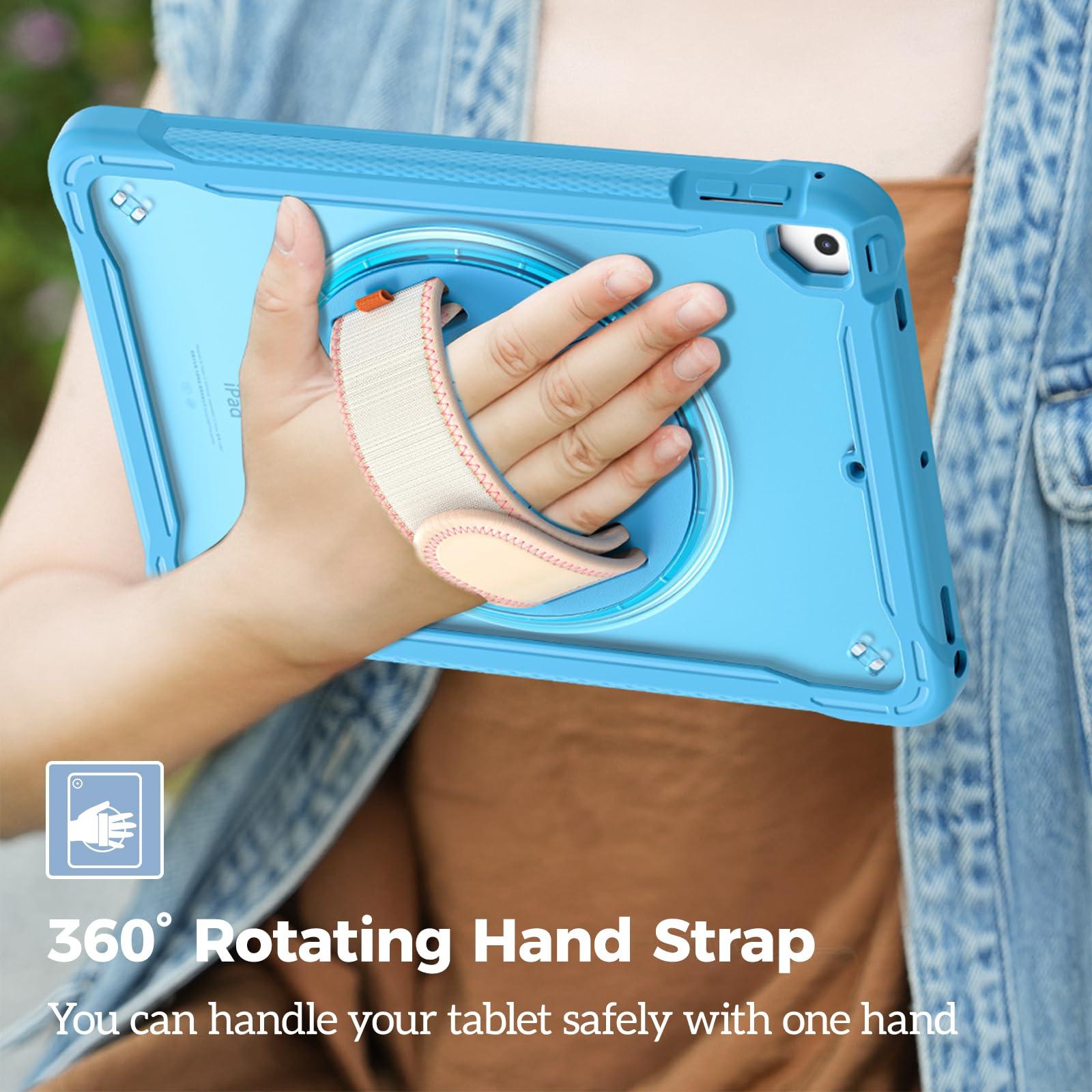 ProCase Keyboard Case Bundle with Rugged Case for iPad 9.7 Inch 5th 6th Gen/iPad Air 2 / iPad Pro 9.7