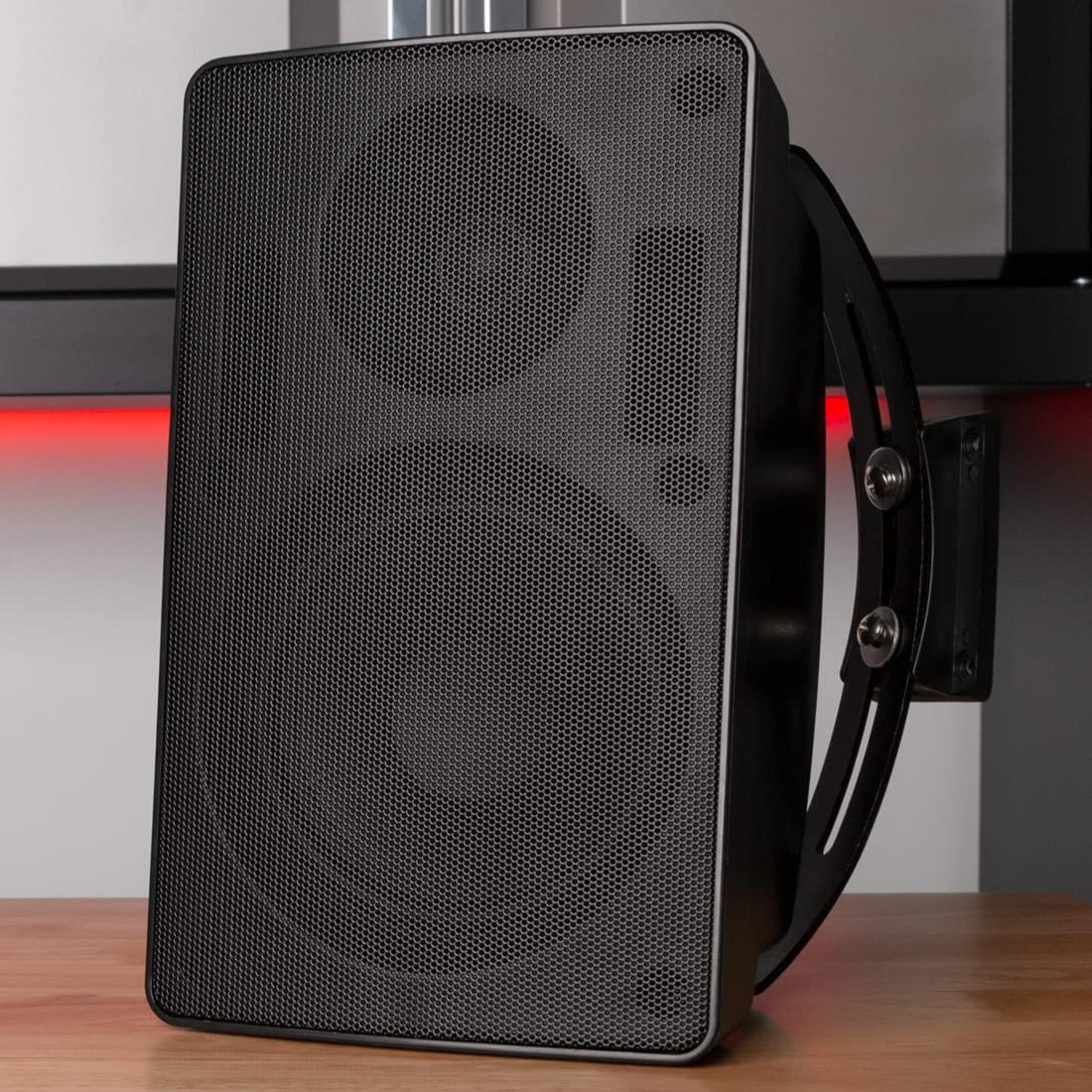 Pure Resonance Audio Pure Resonance Audio S6 6.5\" Outdoor Surface Mount Loudspeaker (2-Pack, Black)