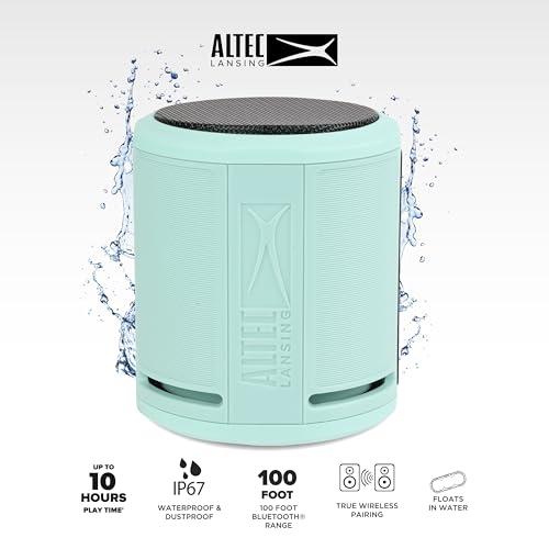 Altec Lansing Altec Lansing HydraOrbit - Waterproof Bluetooth Speaker, Lightweight & Portable Speaker for Travel & Outdoor Use, Mint