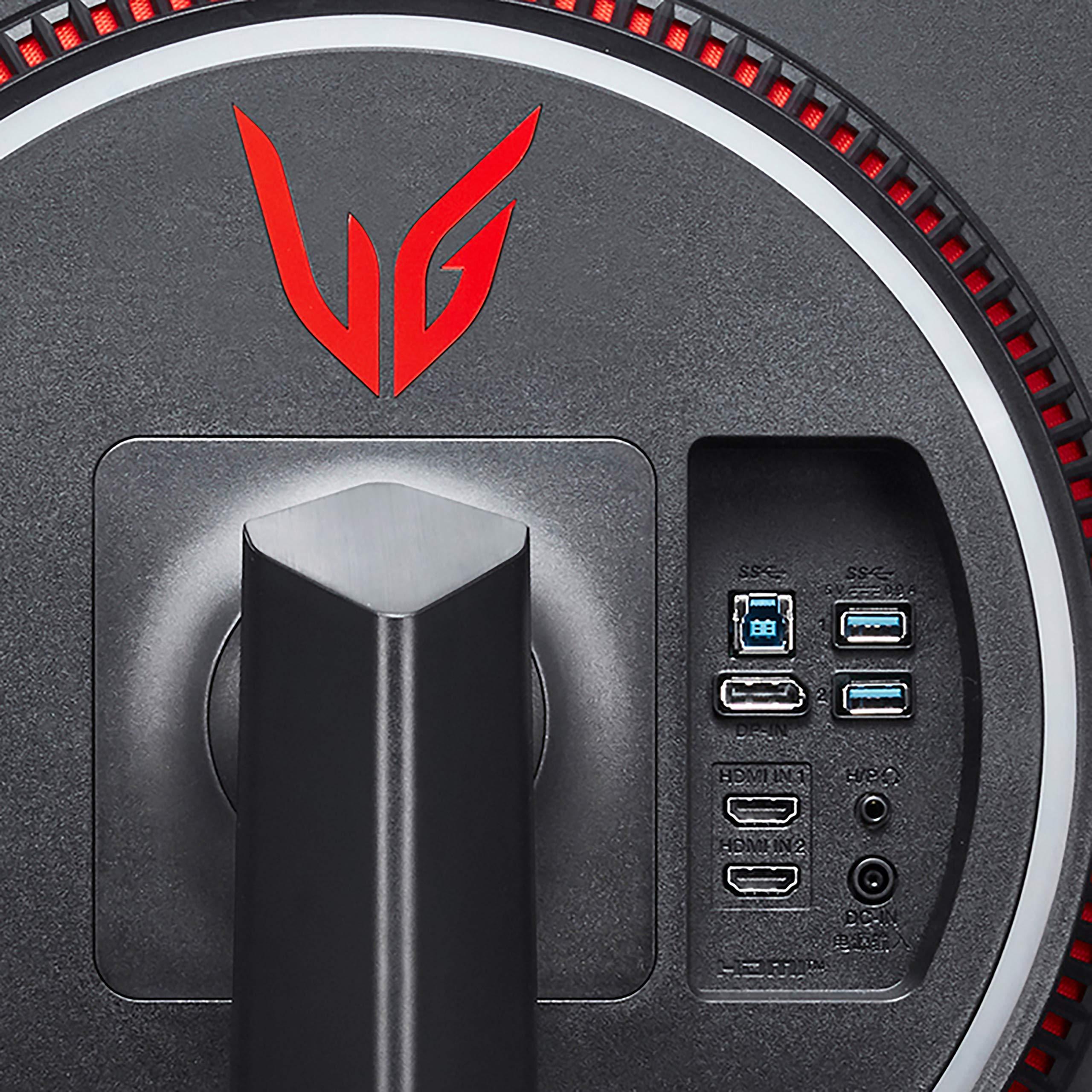 LG LG 27GN950-B UltraGear Gaming Monitor 27 UHD (3840 x 2160) Nano IPS Display, 1ms Response Time, 144Hz Refresh Rate, G-SYNC Compatibility, AMD FreeSync Premium Pro, Tilt/Height/Pivot Adjustable Stand