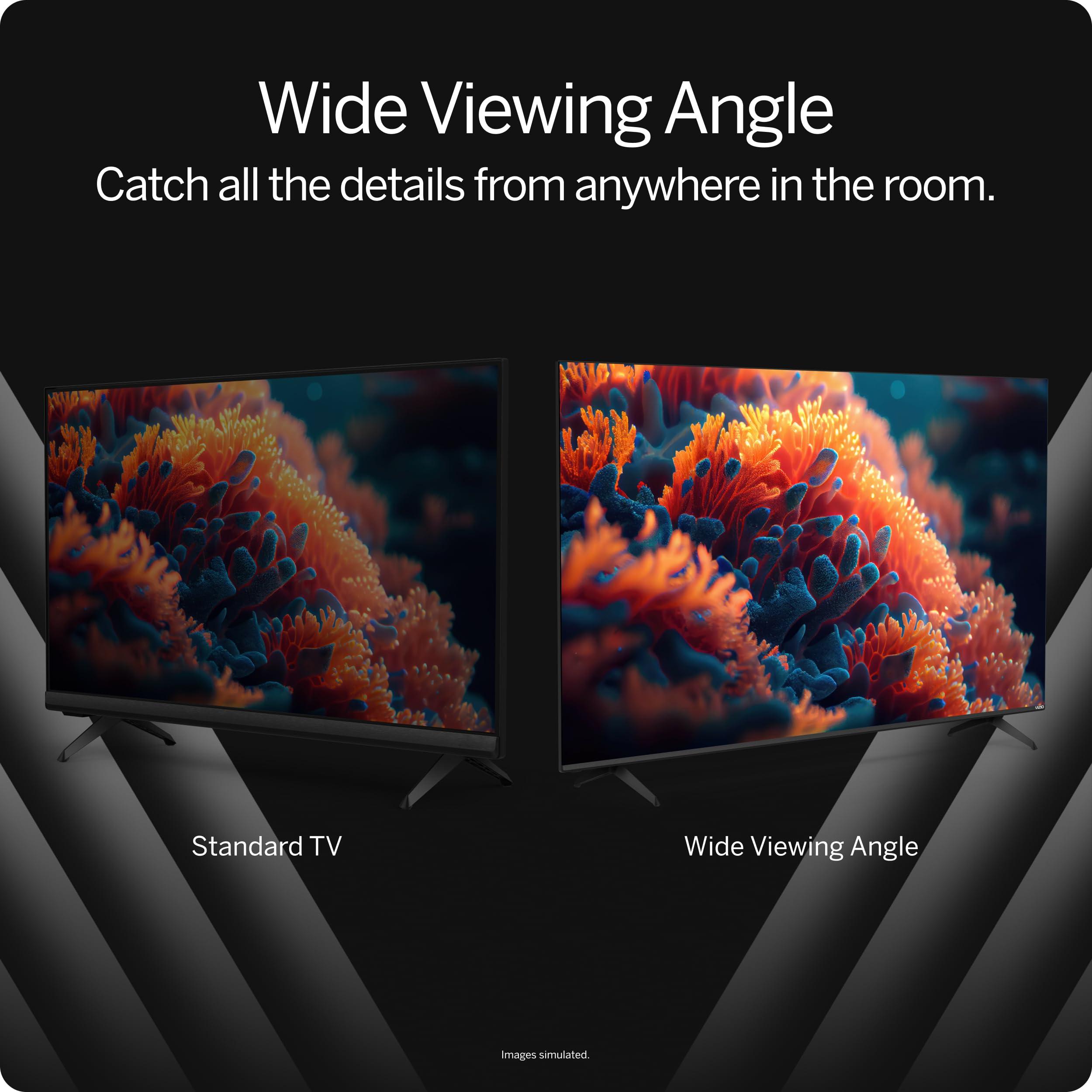 VIZIO VIZIO 65-inch Quantum 4K QLED Smart TV with Dolby Vision, 120FPS @ 1080p PC Gaming, WiFi 6, Bluetooth Headphone Capable, Apple AirPlay, Chromecast Built-in (New)- M65Q6-L4