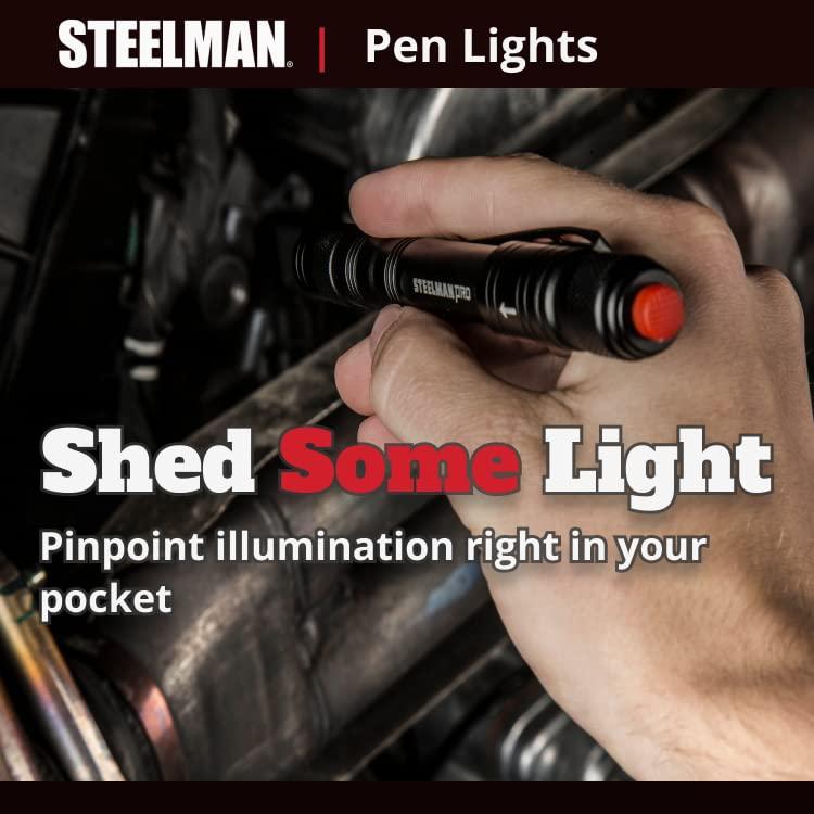Steelman Pro Steelman Pro 78609 Rechargeable 70 Lumen Pen Light in Black
