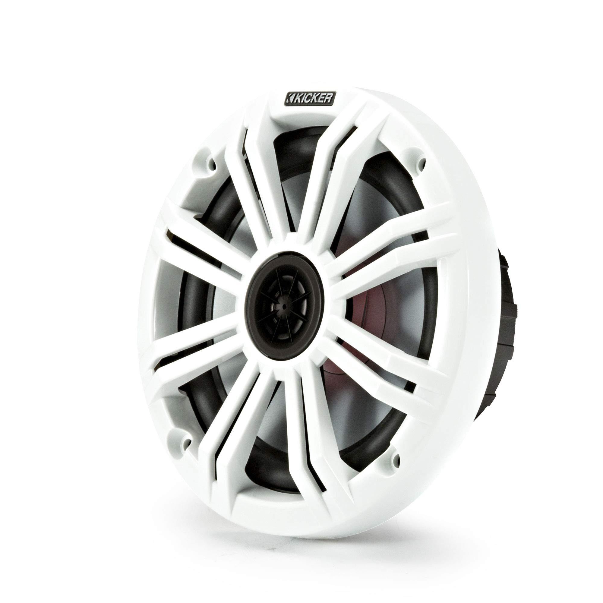 KICKER KICKER 6.5" White Marine Speakers (Qty 2) 1 Pair of OEM Replacement Speakers