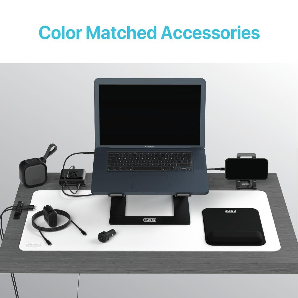 BLACK+DECKER BLACK+DECKER Lightning to USB Cable - Fast Compatible iPhone Lightning Cable - Durable Braided iPhone Charger Cord - for Travel and Daily Use - Multiple Color + Length Options - 6ft