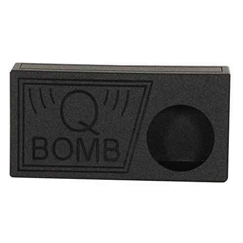 Q Power Q Power QBomb Single 10 Inch Vented Subwoofer Sub Box with Black Bedliner Spray