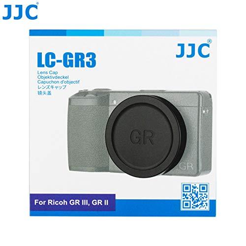 JJC JJC LC-GR3 Metal Lens Cap for Ricoh GR III GR IIIx and GR II Camera, Ricoh GR III Lens Cap, Lens Cap for Ricoh GRIII GR IIIx GRII, Made of Premium Aluminium Alloy