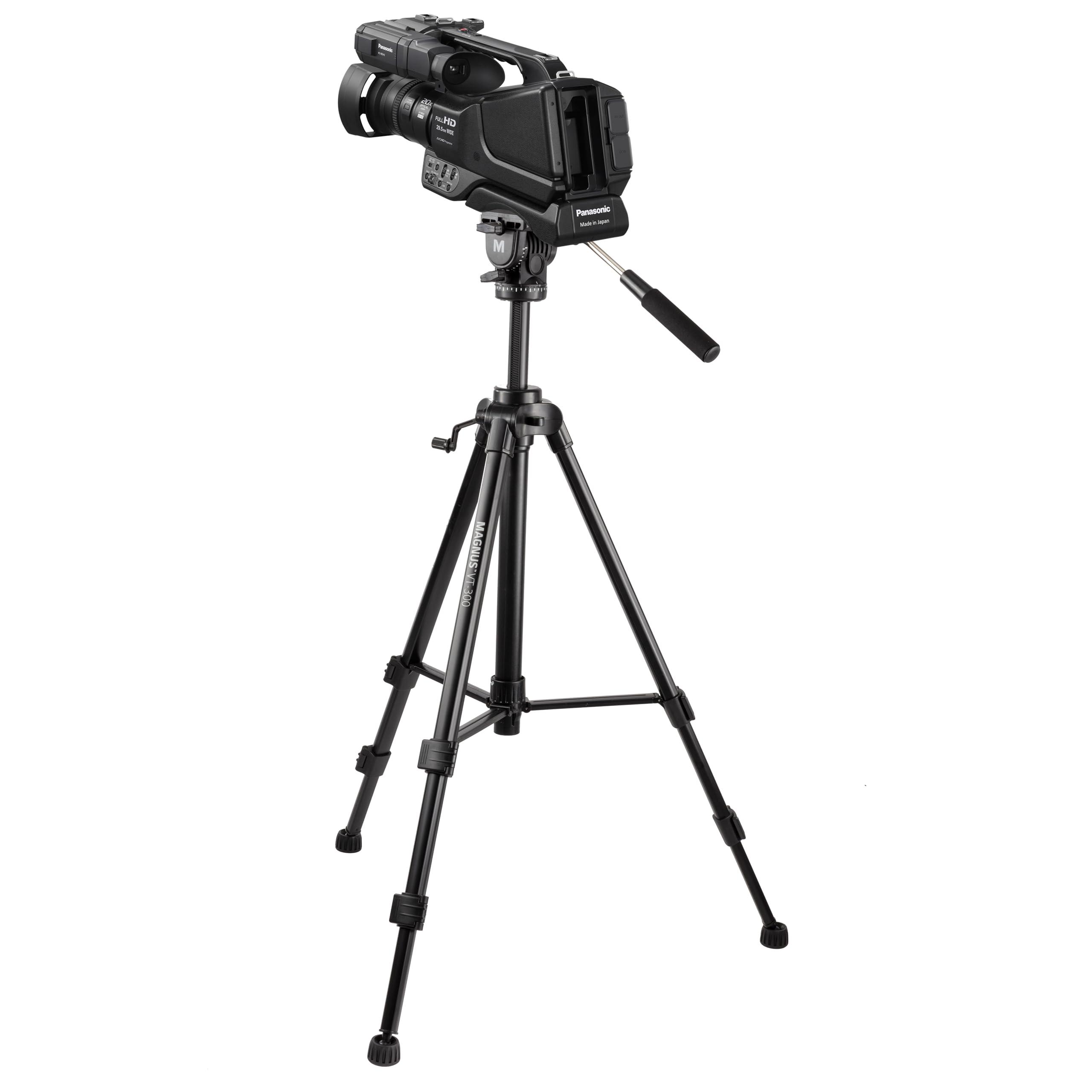Magnus Magnus VT-300 Video Tripod with Fluid Head
