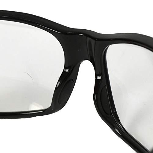 Radians Crossfire CK7 Premium Safety Eyewear, Shiny Black Frame with Clear Lens