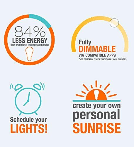 LEDVANCE SYLVANIA SMART 10W BR30 LED Light Bulb for SmartThings and Alexa, Dimmable, 10 Year, 800 Lumens, 2700K, Soft White - 1 Pack (74581)